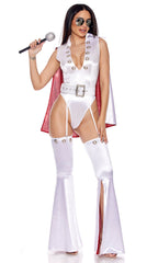 The King 5-Piece Women's Sexy Celebrity Costume