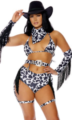 Wild Wild 5-Piece Women's Sexy Cowgirl Costume