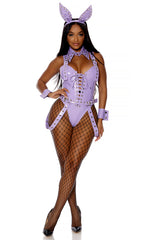 Pierced Ears Sexy Bunny 5-Piece Costume
