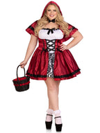 Gothic Red Riding Hood Costume Queen Size