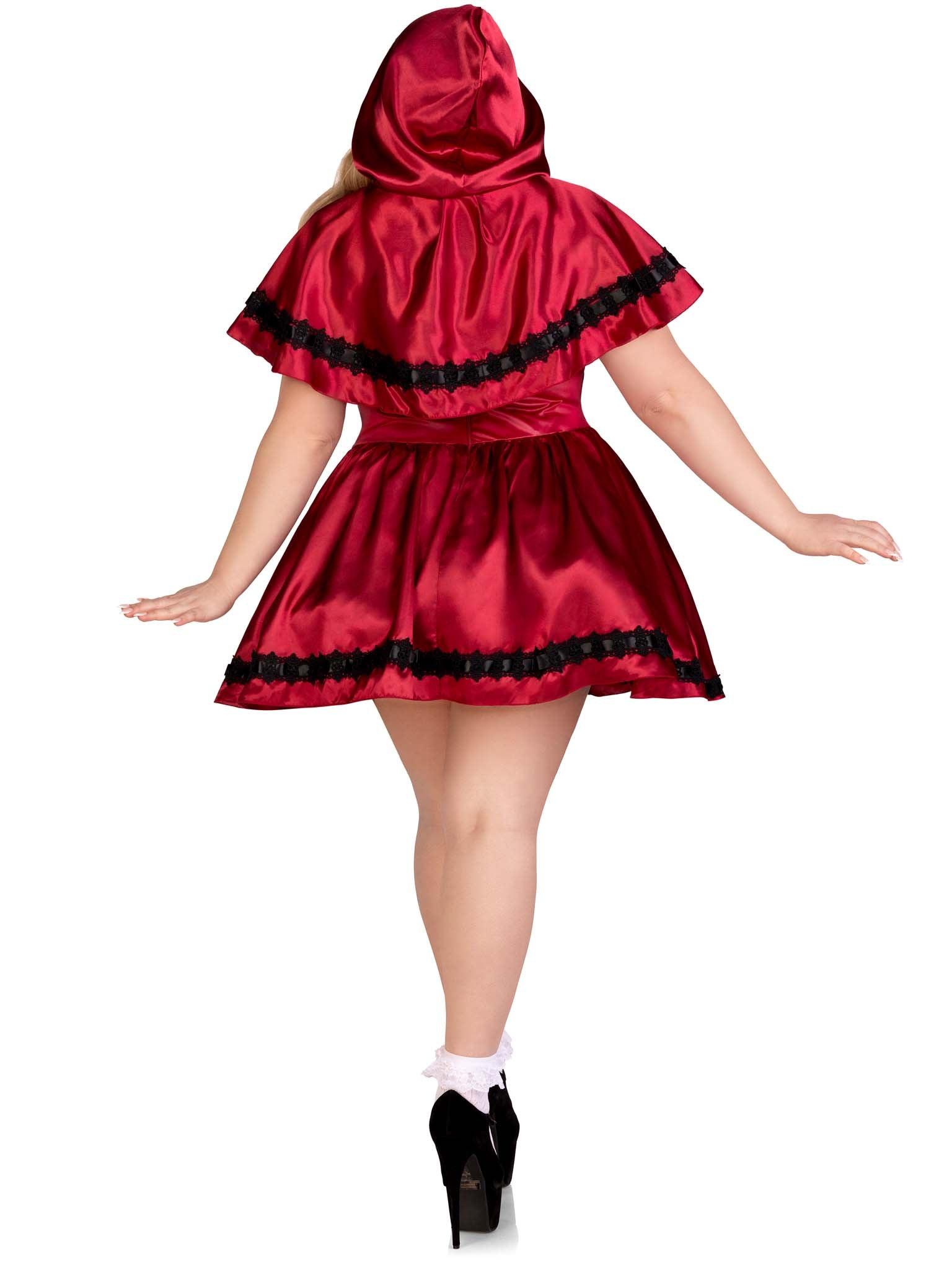 Gothic Red Riding Hood Costume Queen Size