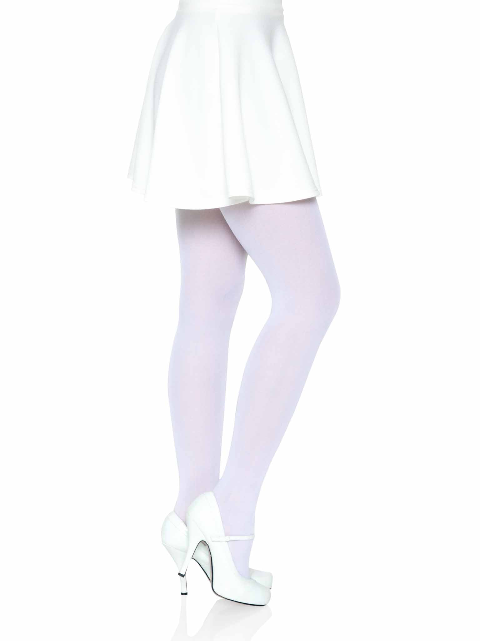 Ari Nylon Women's Tights - White