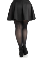 Molli Nylon Spandex Women's Tights - Black - Plus Size