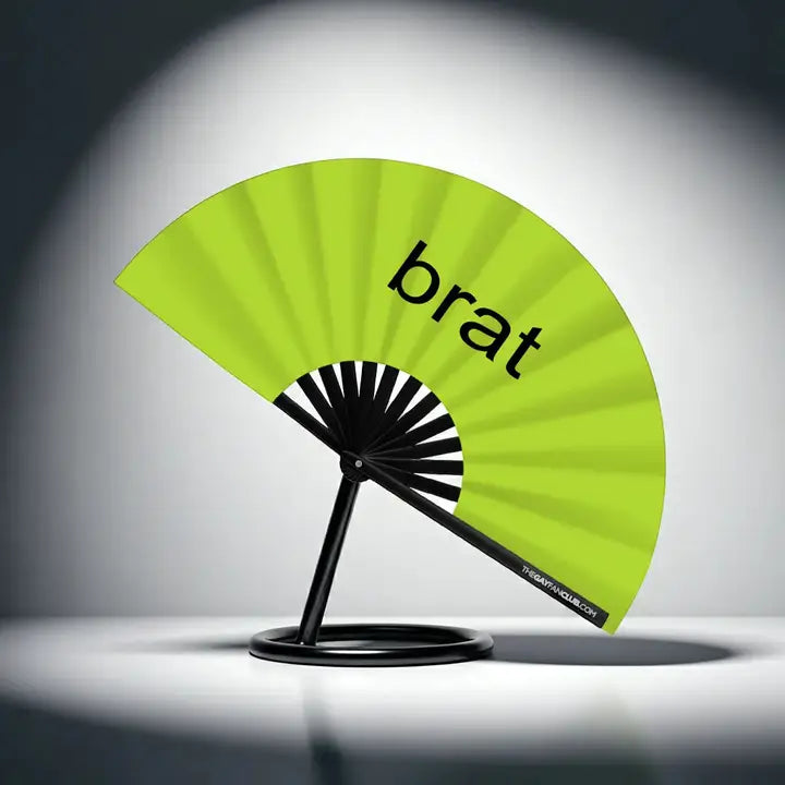 "Brat" Green Fan