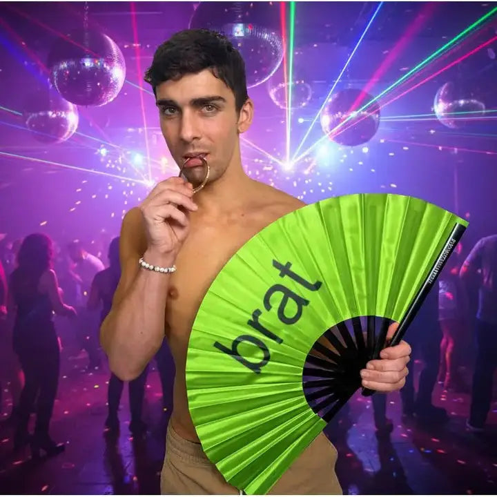 "Brat" Green Fan