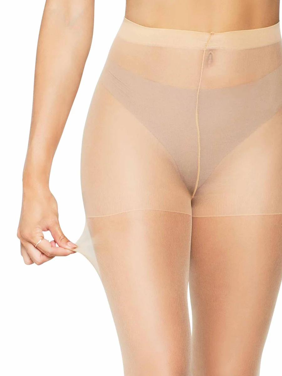 Cadi Sheer Backseam Pantyhose - Nude OS