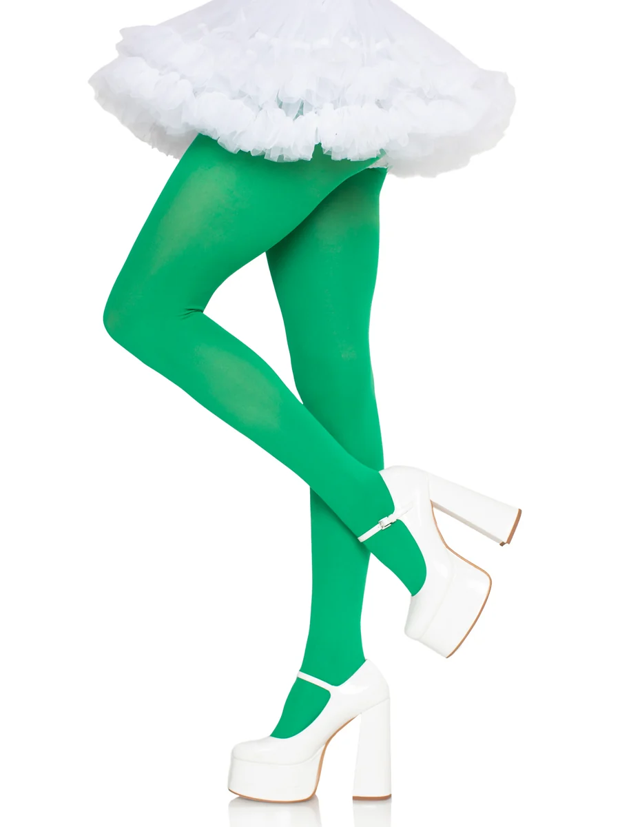 Ari Nylon Women's Tights - Green OS