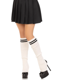 Hailey Stirrup Leg Warmers - White