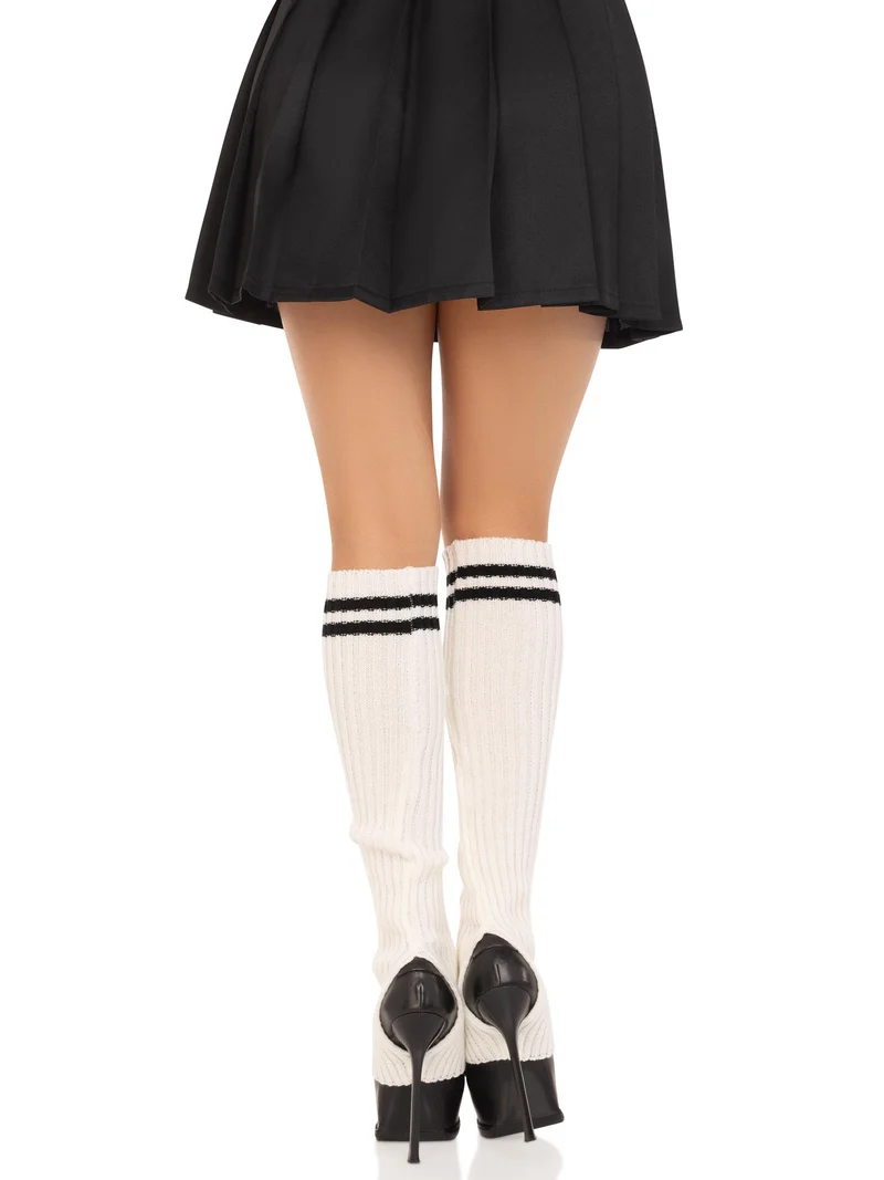 Hailey Stirrup Leg Warmers - White