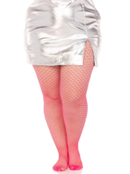 Gaia Spandex Net Industrial Tights - Hot Pink Queen