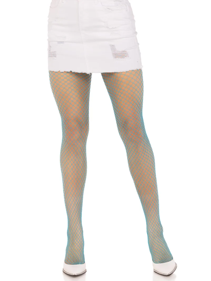 Gaia Spandex Net Industrial Tights - Neon Blue OS