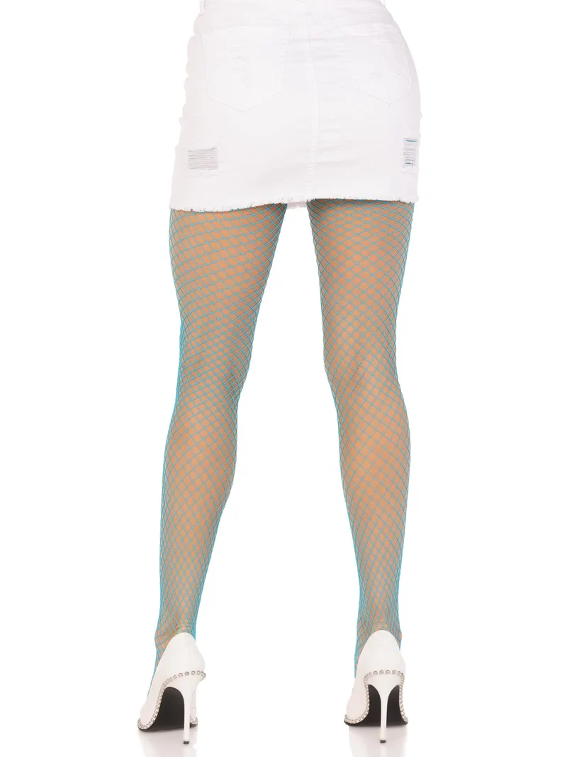 Gaia Spandex Net Industrial Tights - Neon Blue OS