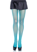 Risa Nylon Fishnet Tights - Neon Blue