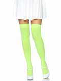 Luna Thigh High Stockings - Neon Green