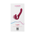 Lovense Lapis Rechargeable Silicone App Control Dual End Strapless Strap-On