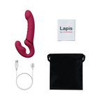 Lovense Lapis Rechargeable Silicone App Control Dual End Strapless Strap-On
