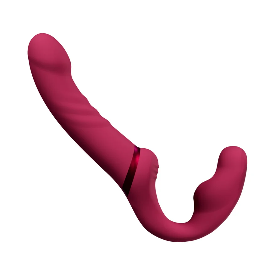 Lovense Lapis Rechargeable Silicone App Control Dual End Strapless Strap-On