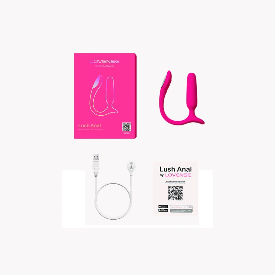 Lovense Lush Anal App-Controlled Compact Powerful Butt Plug