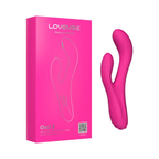 Lovense OSCI 3 Rechargeable Silicone Warming G-Spot Vibrator With Clitoral Stimulator