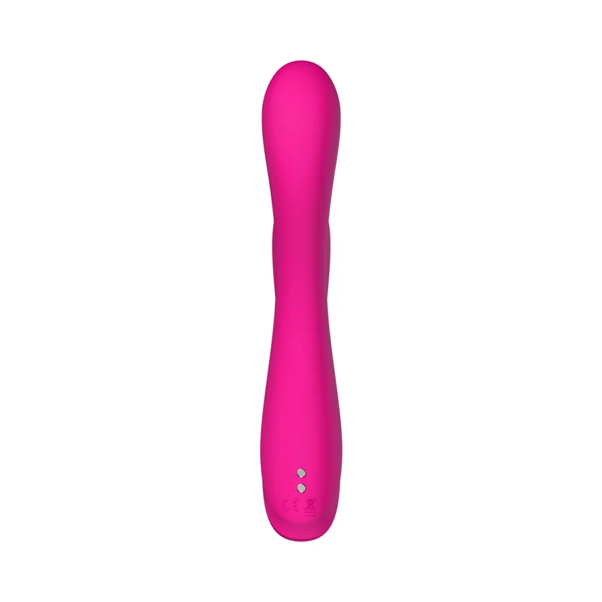 Lovense OSCI 3 Rechargeable Silicone Warming G-Spot Vibrator With Clitoral Stimulator