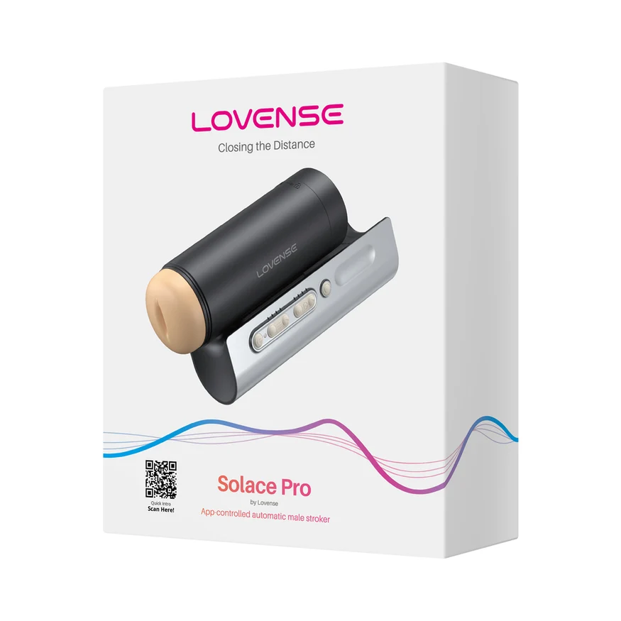 Lovense Solace Pro Rechargeable App Compatible Stroker