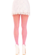 Sweetheart Striped Tights - Pink