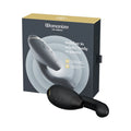 Womanizer Duo 2 Rechargeable Dual Stimulation Pleasure Air and G-Spot Vibrator Black