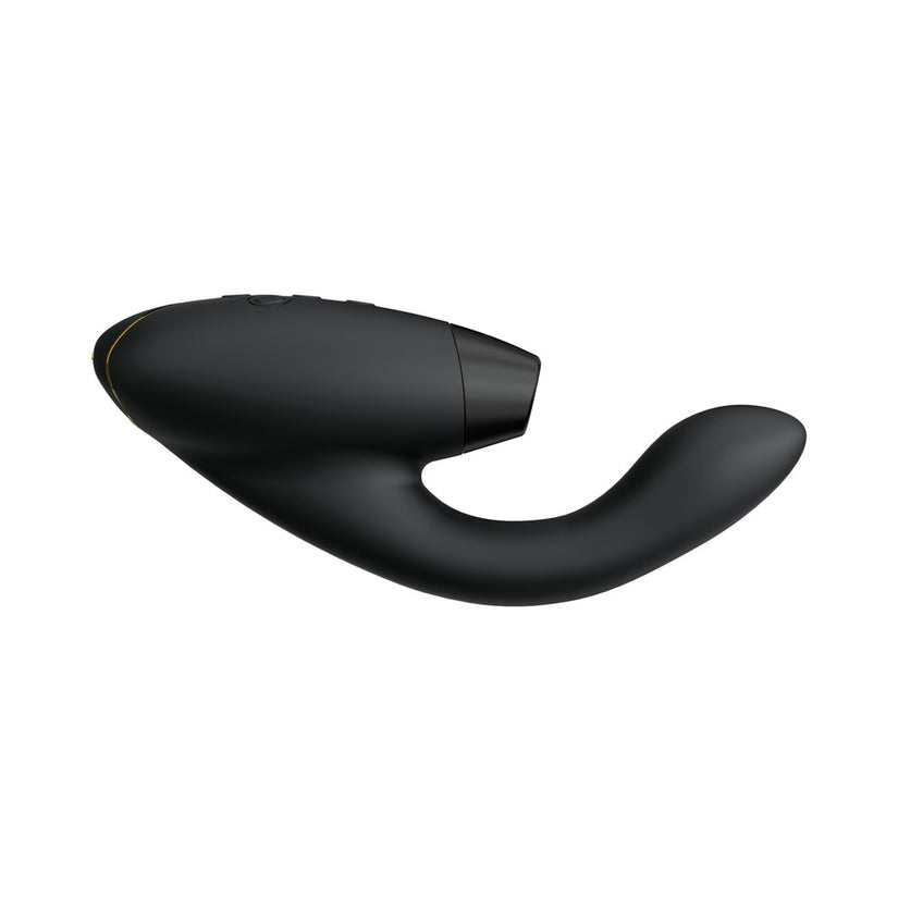 Womanizer Duo 2 Rechargeable Dual Stimulation Pleasure Air and G-Spot Vibrator Black