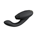 Womanizer Duo 2 Rechargeable Dual Stimulation Pleasure Air and G-Spot Vibrator Black