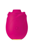 Womanizer Rose Rechargeable Silicone Air Pulse Clitoral Vibrator - Pink/Gold