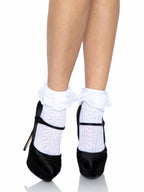 Lei Lace Ankle Socks - White