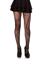 Stitched Up Net Tights