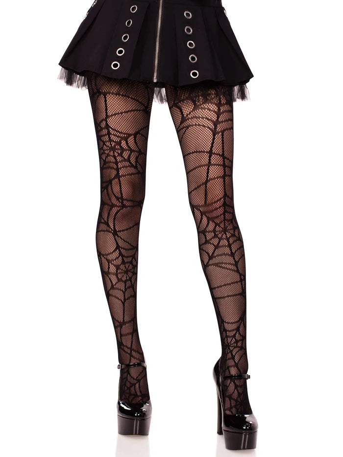 Spiderweb Net Tights - OS