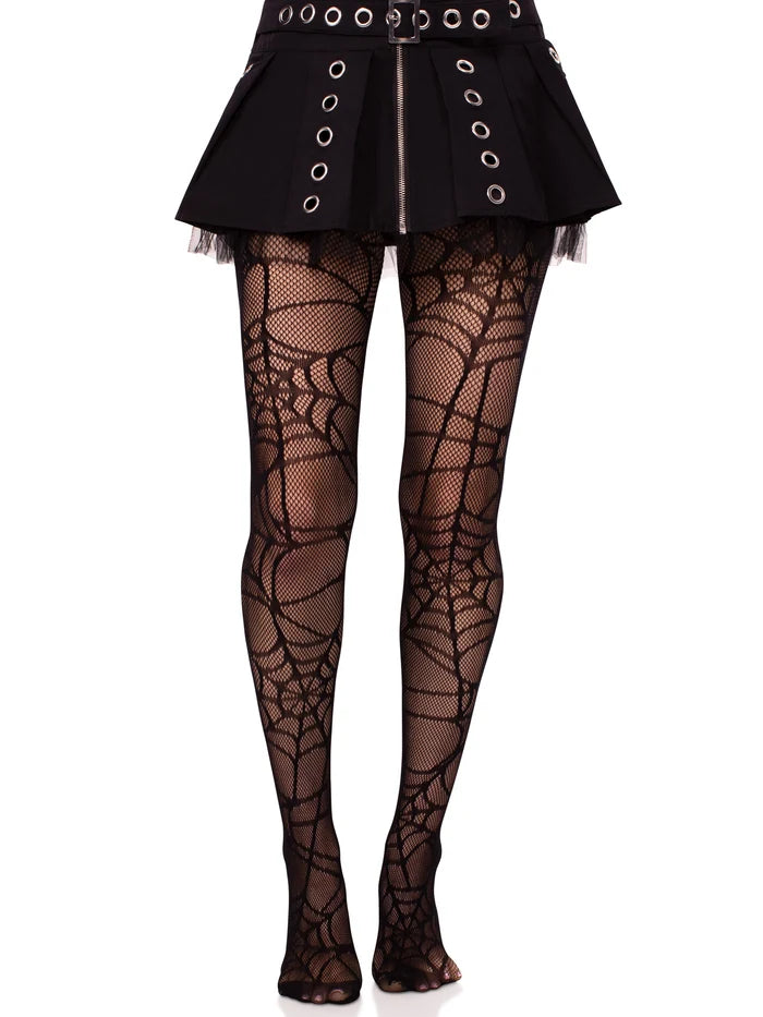 Spiderweb Net Tights - OS