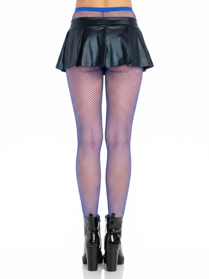 Bette Women's Fishnet Tights - Royal Blue