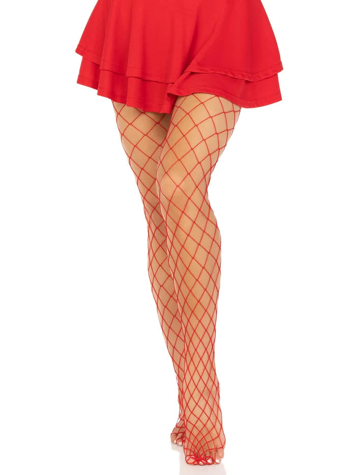 Xena Spandex Diamond Tights - Red
