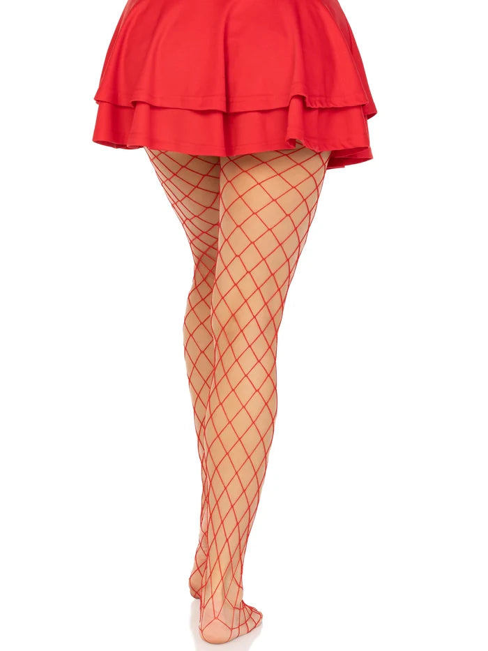 Xena Spandex Diamond Tights - Red