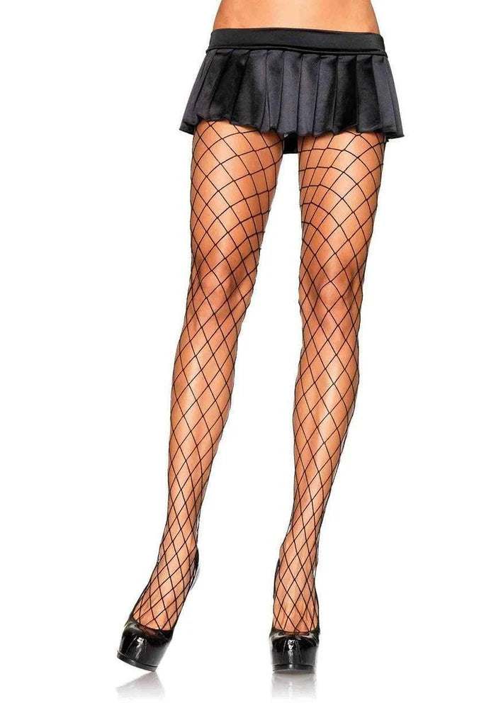 Xena Spandex Diamond Tights - Black