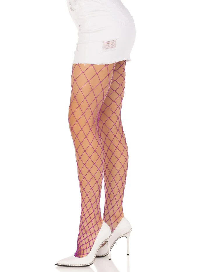 Xena Spandex Diamond Tights - Purple