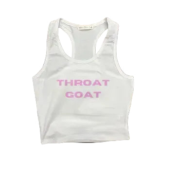 Throat Goat Crop Tank Top