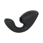 Womanizer Next Duo Rechargeable Silicone Dual G-Spot and Clitoral Stimulator - Black
