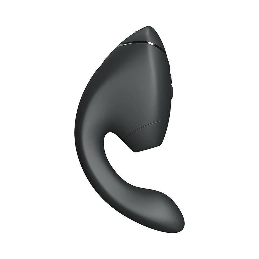 Womanizer Next Duo Rechargeable Silicone Dual G-Spot and Clitoral Stimulator - Black