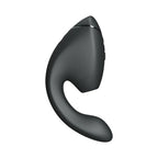 Womanizer Next Duo Rechargeable Silicone Dual G-Spot and Clitoral Stimulator - Black