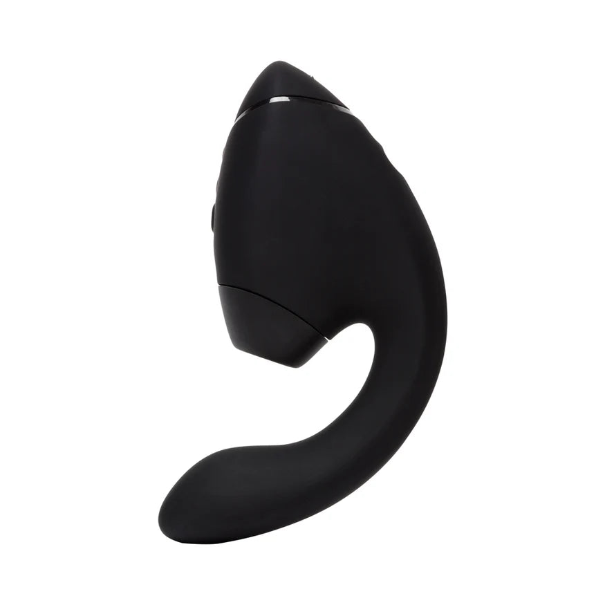 Womanizer Next Duo Rechargeable Silicone Dual G-Spot and Clitoral Stimulator - Black