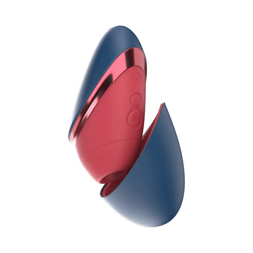 Next Liberty Rechargeable Silicone Clitoral Stimulator - Blue/Red