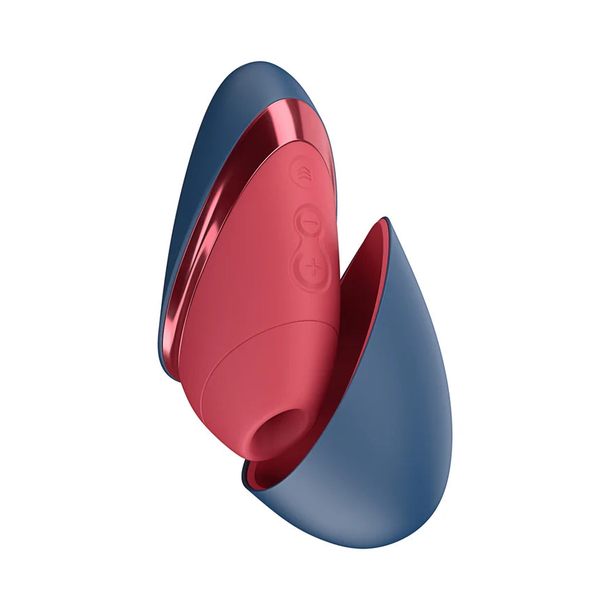 Next Liberty Rechargeable Silicone Clitoral Stimulator - Blue/Red