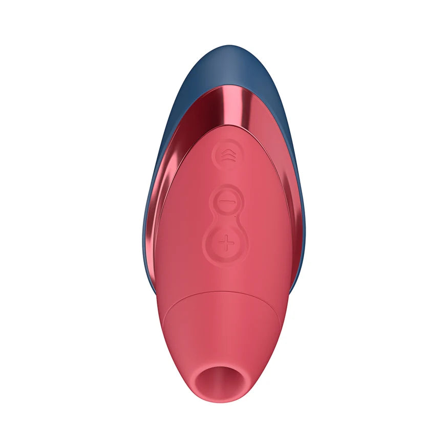 Next Liberty Rechargeable Silicone Clitoral Stimulator - Blue/Red