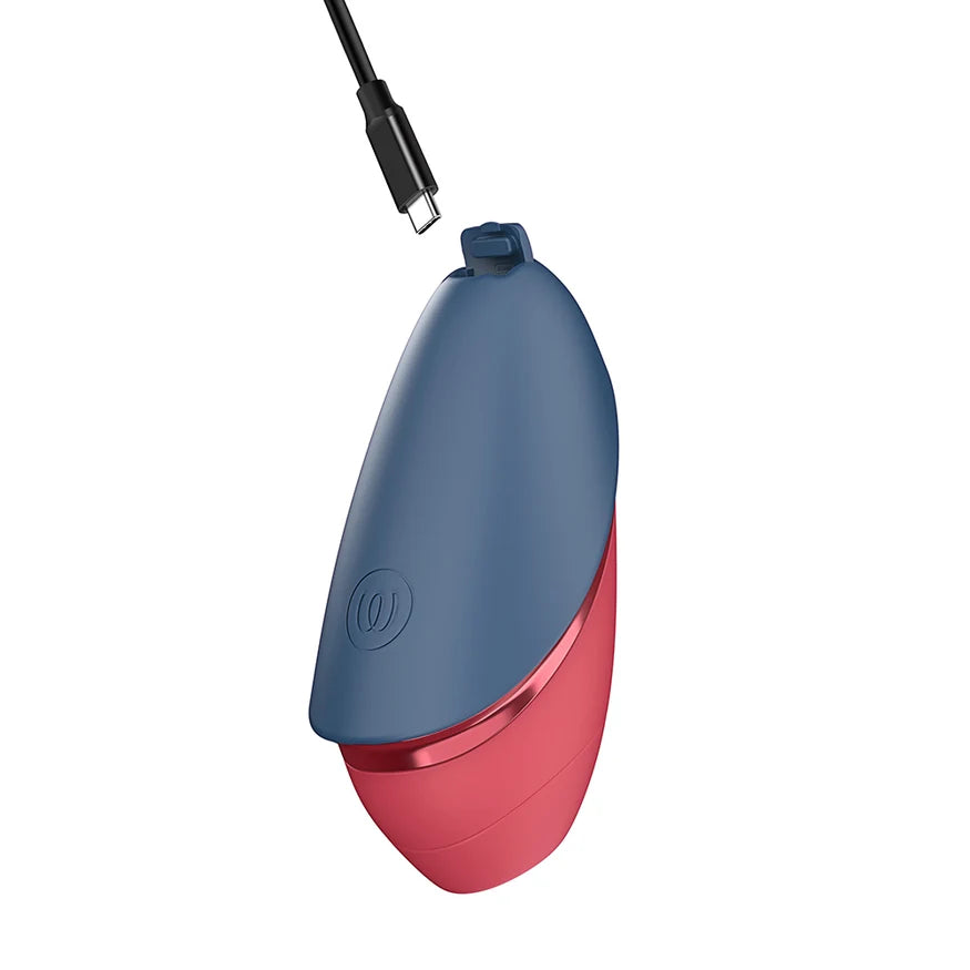 Next Liberty Rechargeable Silicone Clitoral Stimulator - Blue/Red