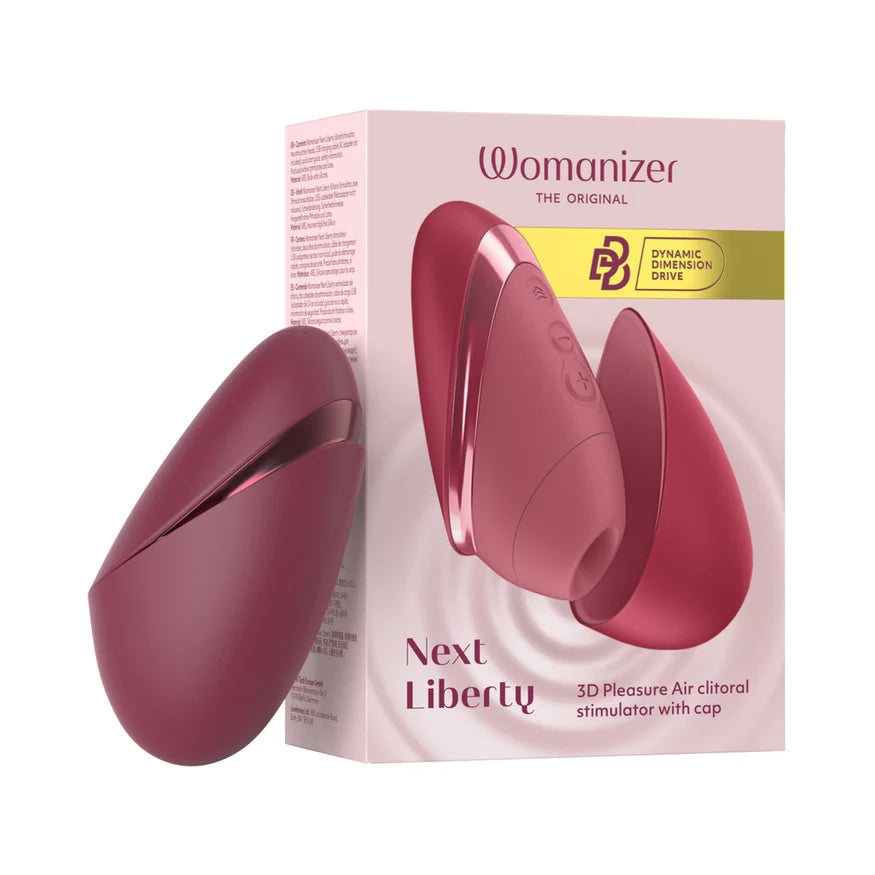 Next Liberty Rechargeable Silicone Clitoral Stimulator - Bordeaux