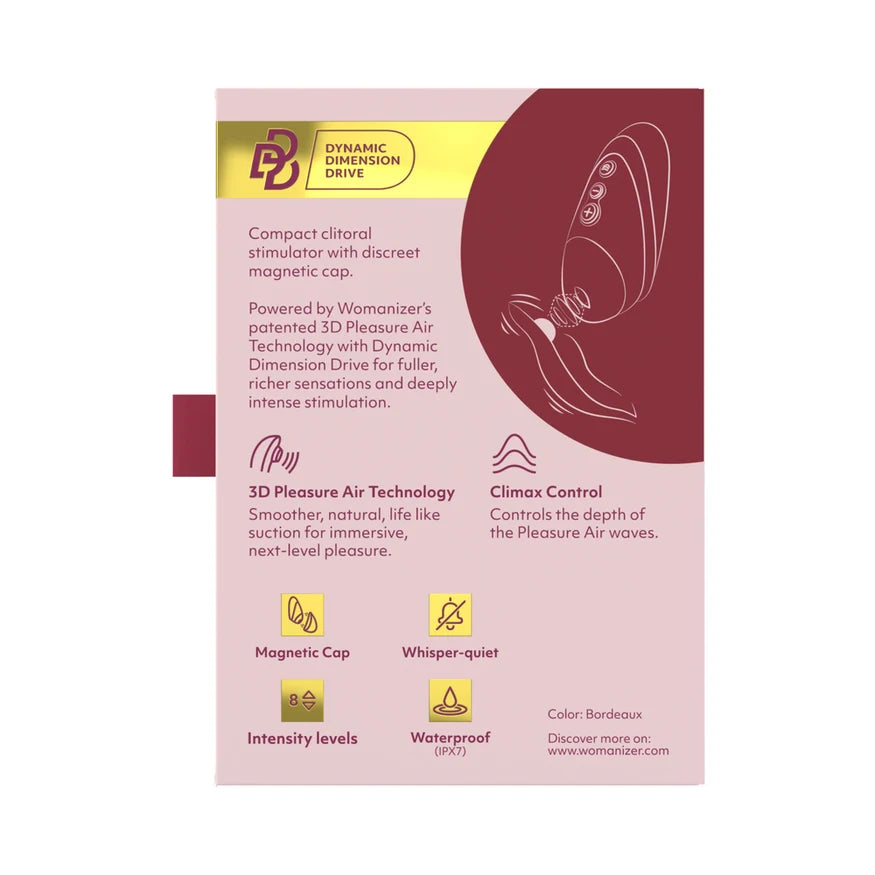 Next Liberty Rechargeable Silicone Clitoral Stimulator - Bordeaux